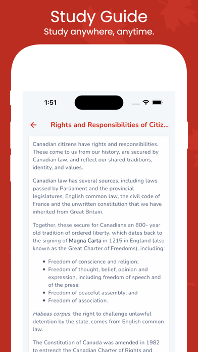 Discover Canada Test 2025 Screenshot