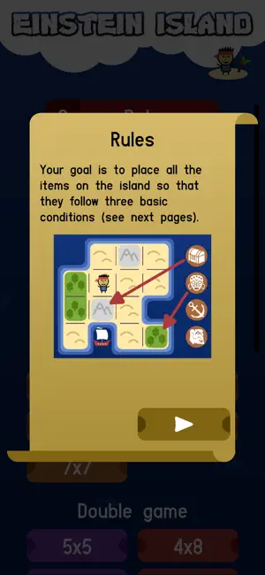 Einstein Riddle Island Puzzle screenshot 2