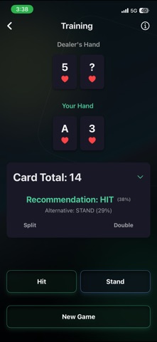 Blackjack AI Calculator Screenshot 3 of 5