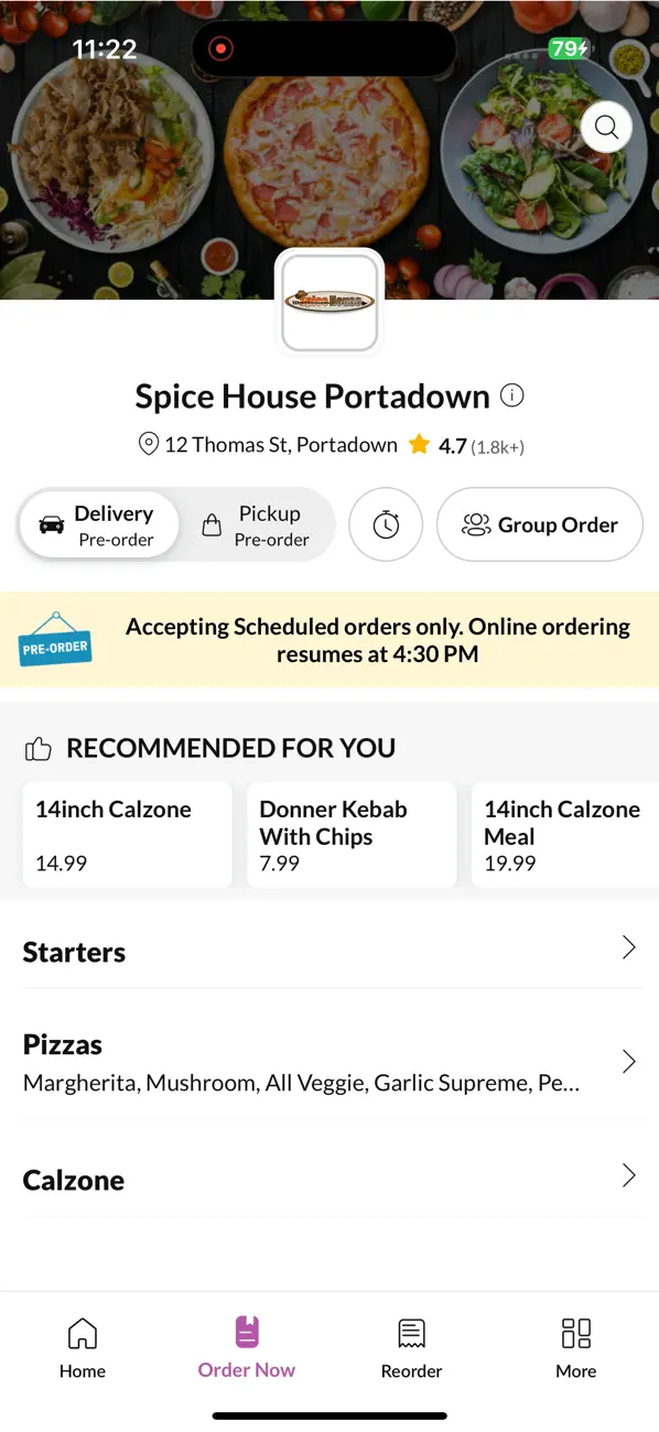 Screenshot #2 pour Spice House Portadown.
