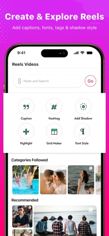 Reels Video Status iPhone screenshot