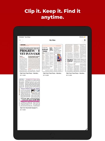FPJ E-Paper iPad screenshot