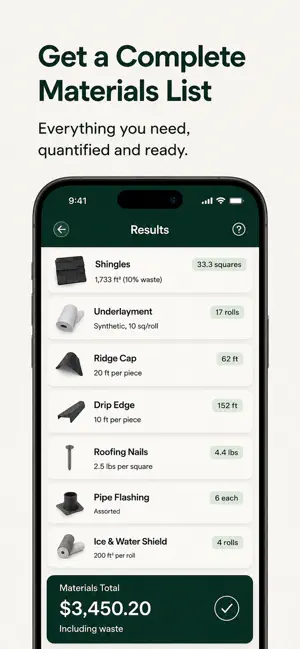 Roof Calculator & Estimator screenshot 3