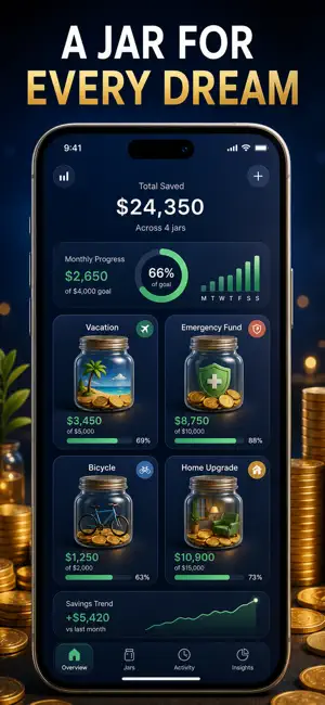 Savings Jar: Goal Tracker screenshot 2