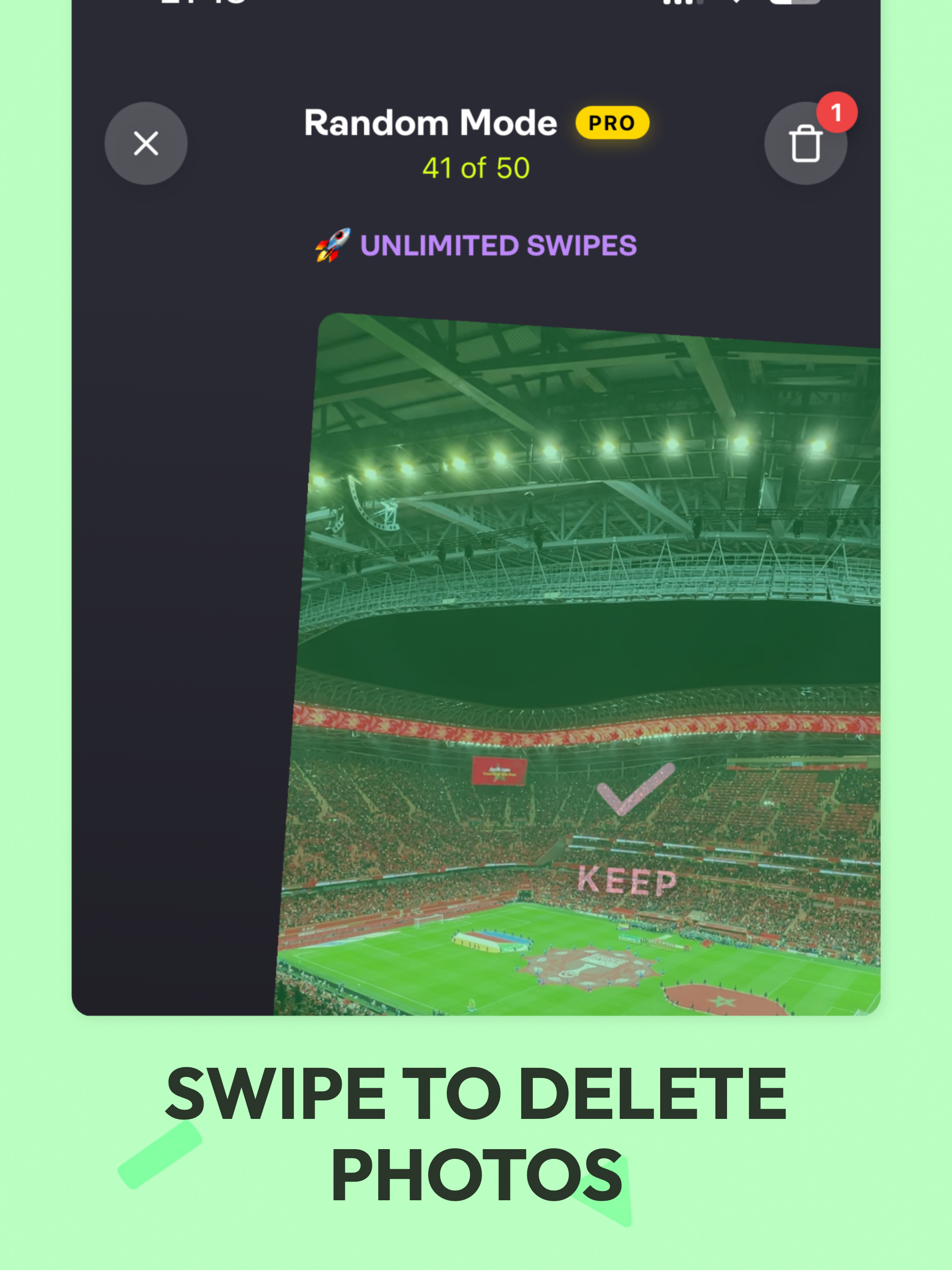Photo Delete Swipe: PickPix