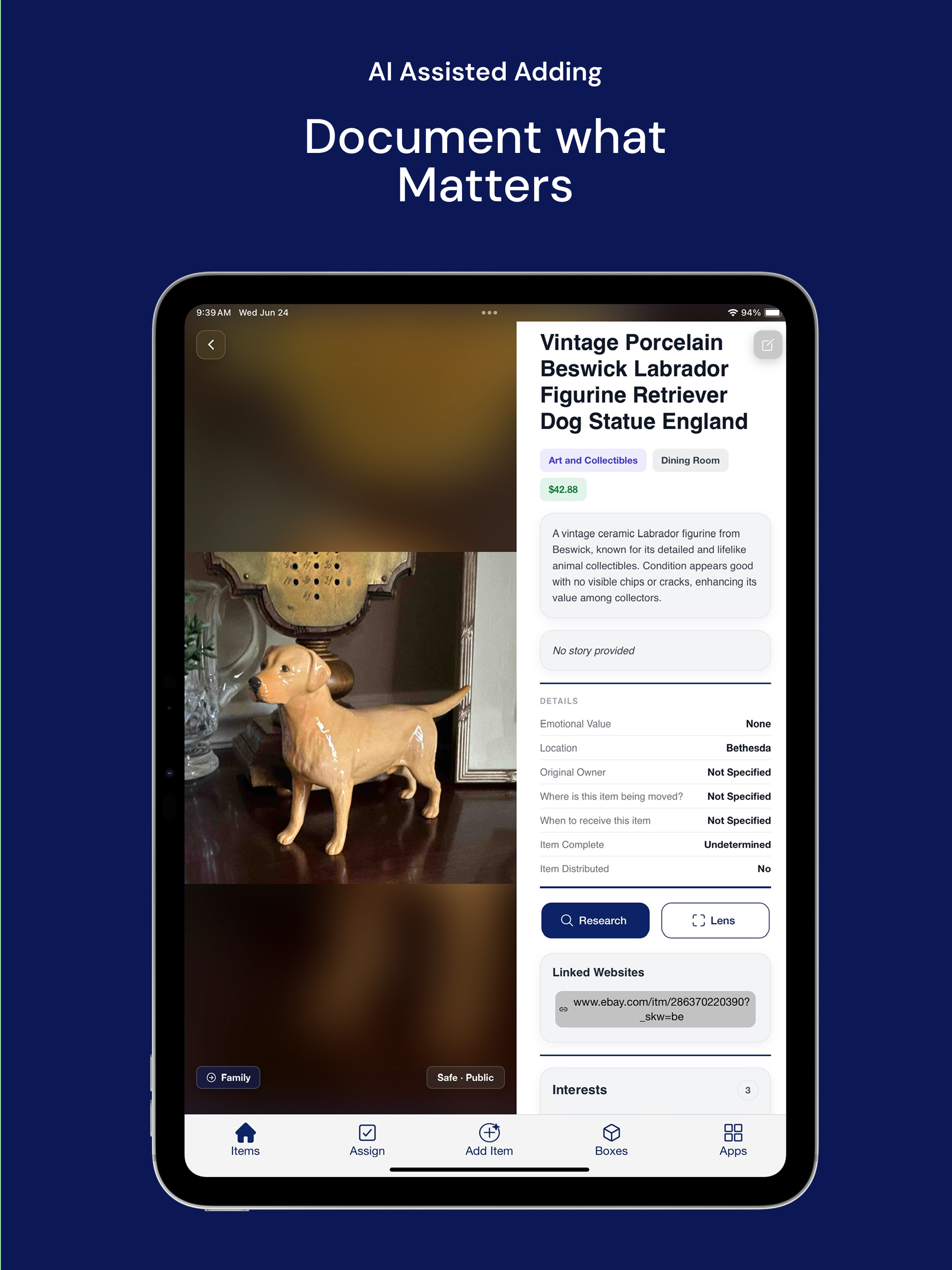 SaveOr: Home Inventory App