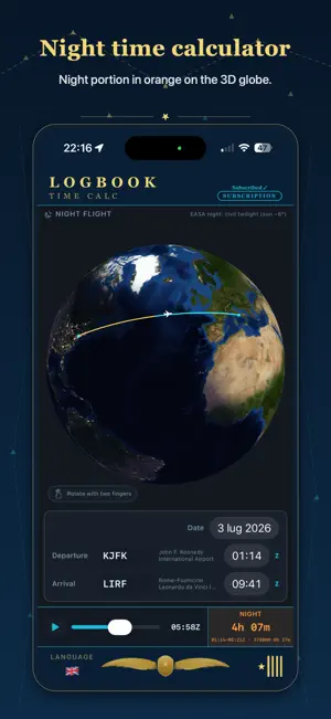 Logbook Time Calc screenshot 2