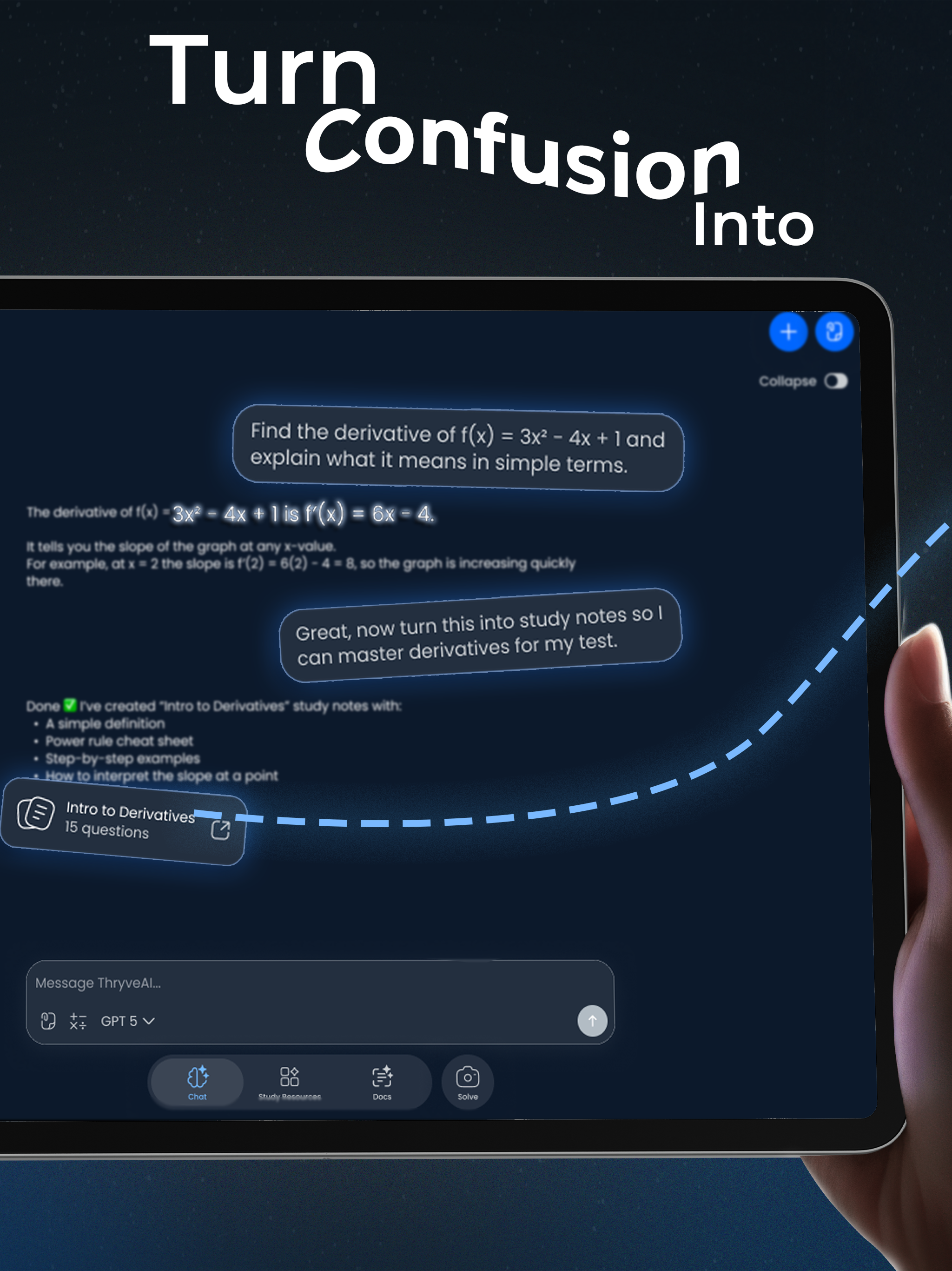 Thryve – AI Study & Notes