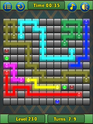 Glow Lines - Connect Game iPad screenshot