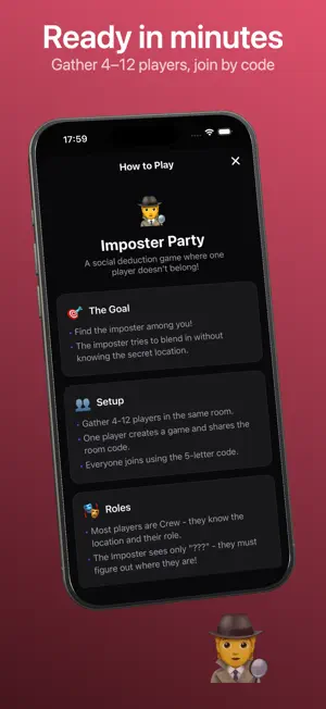 Imposter Party Online screenshot 2