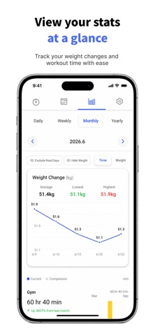 Workout Tracker: Timer & Log Screenshot 3 of 8