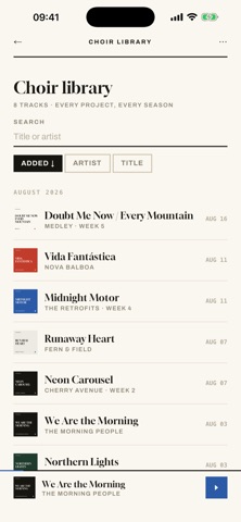 Partbook iPhone screenshot 2