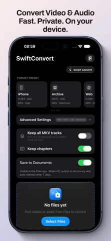 SwiftConvert screenshot