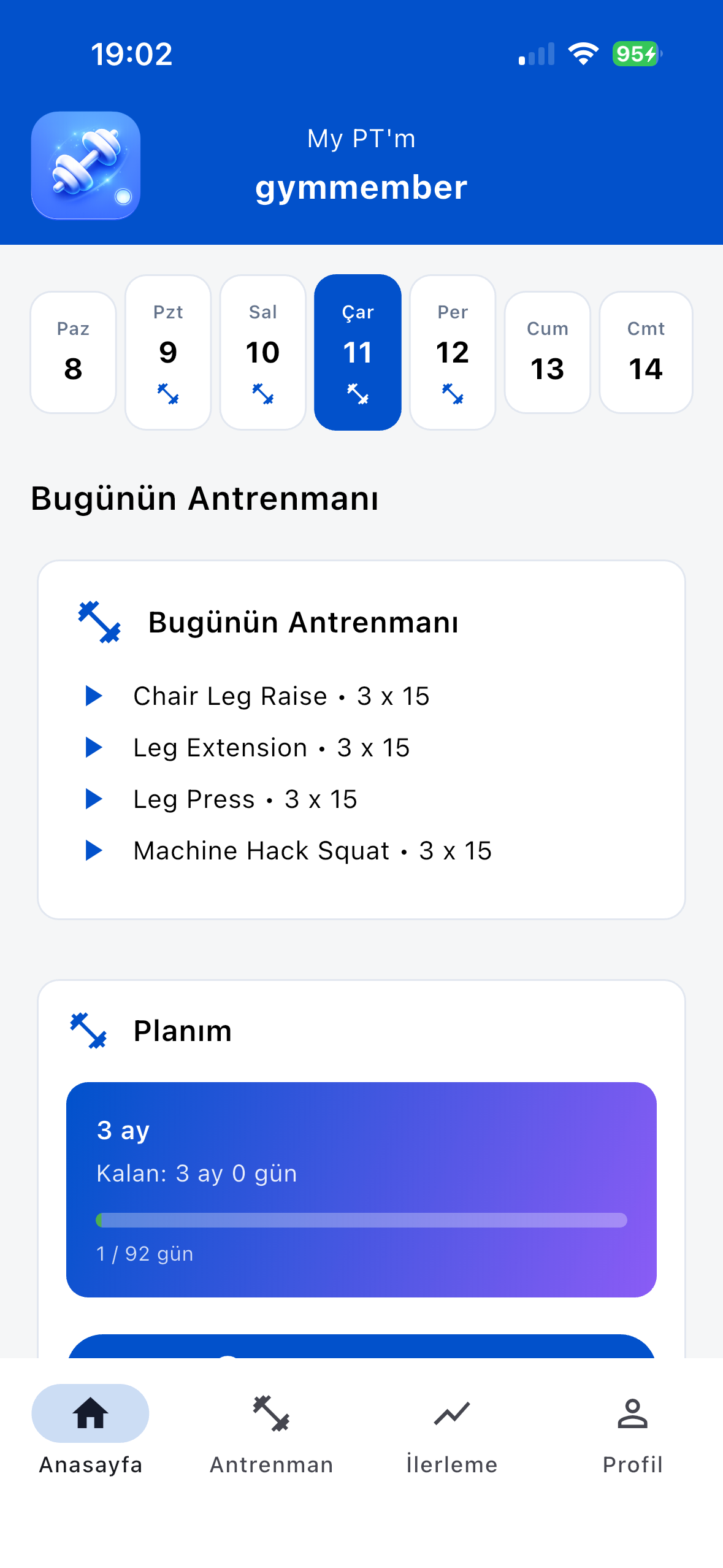 My PT'm – Gym Management