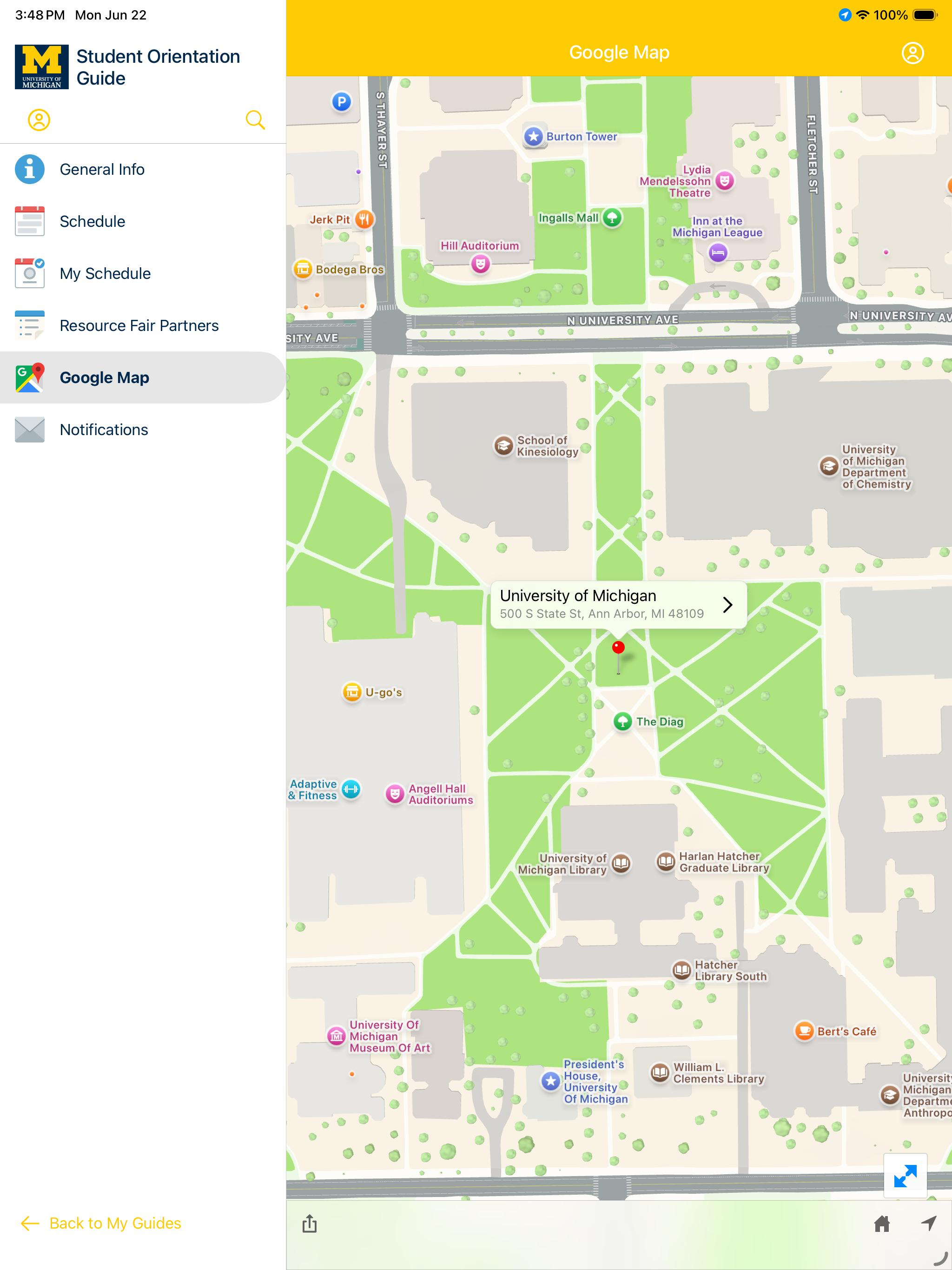Go Blue Guides screenshot 13