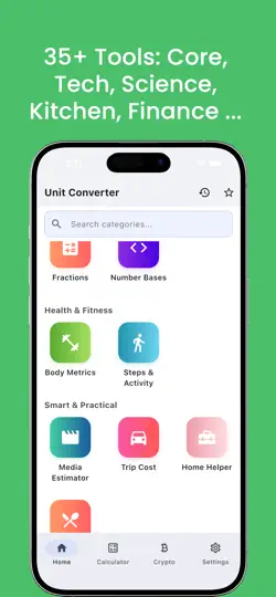 Convert All: Unit Converter iPhone Screenshot 2