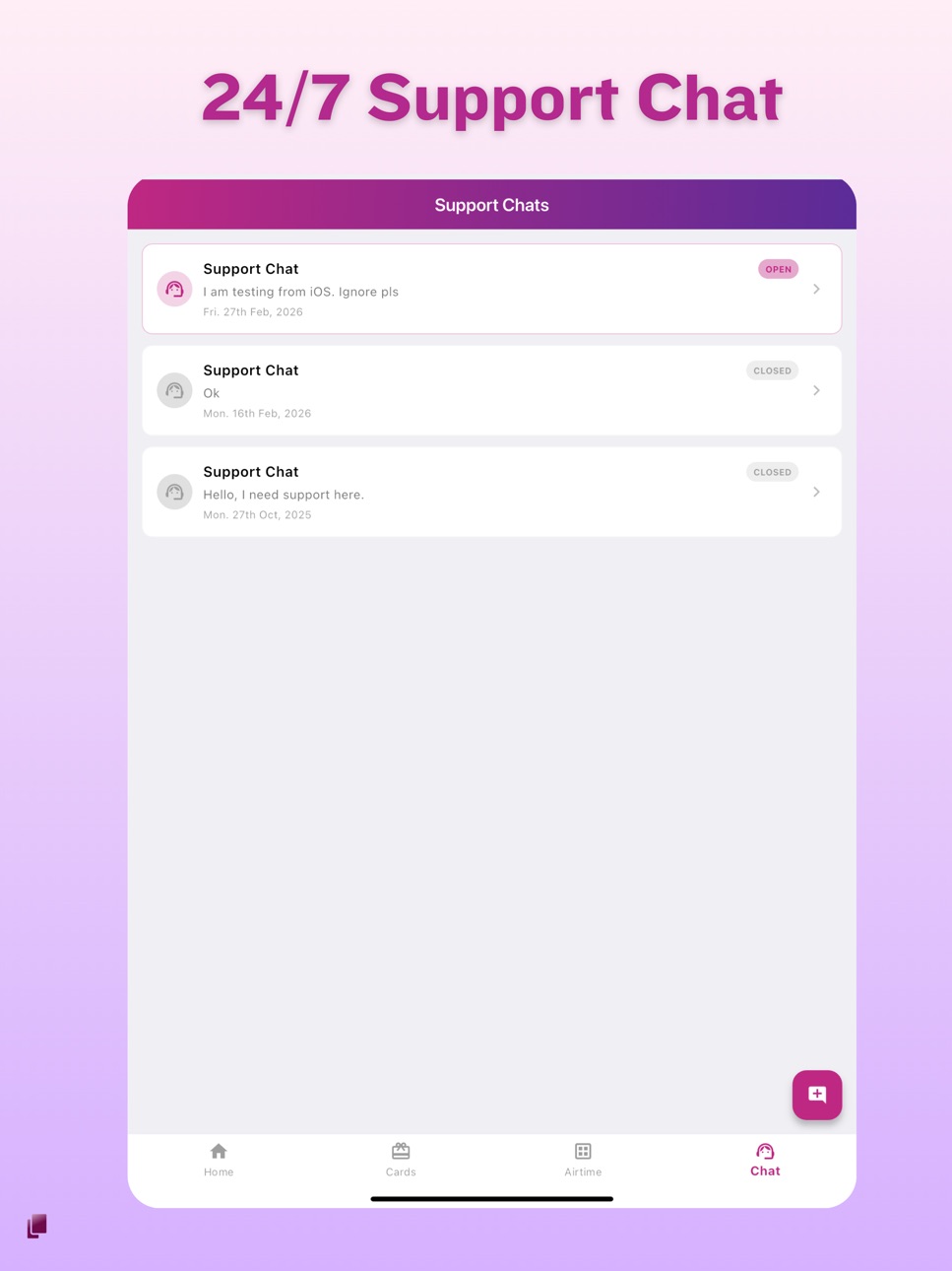 iPad screenshot