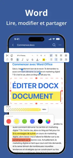 Capture d'écran de Office Word: Edit Document sur iPhone 1