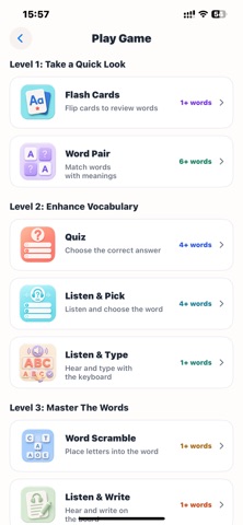 Dictation AI: Listen & Learn iPhone screenshot