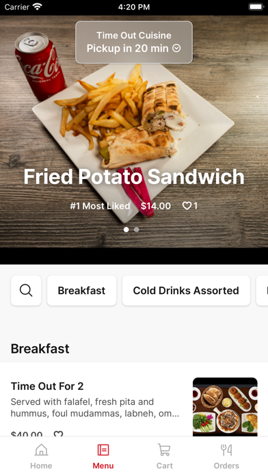 Time Out Restaurant iPhone screenshot 2 - Food & Drink app