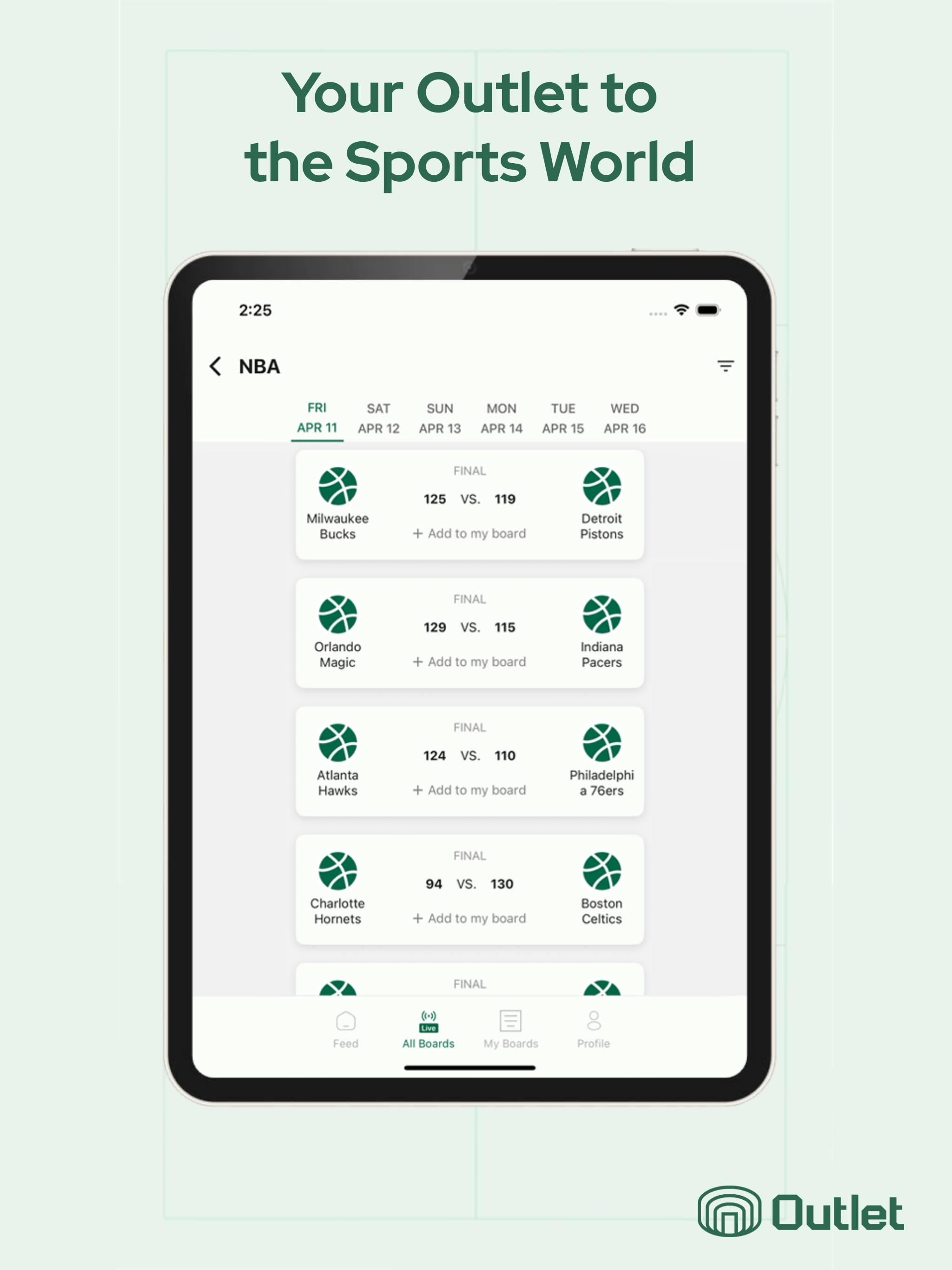 Outlet | Town Hall for Sports