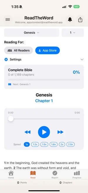 ReadTheWord.app screenshot 1