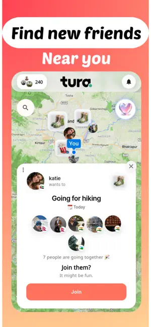 tura: Travel Friends Nearby screenshot 1