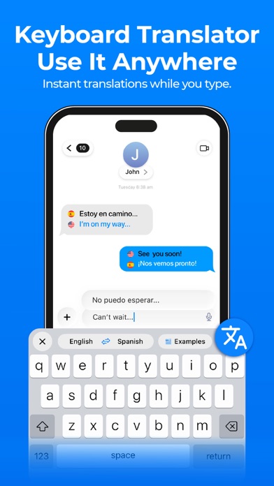AI Translate: Keyboard & Voice iPhone screenshot