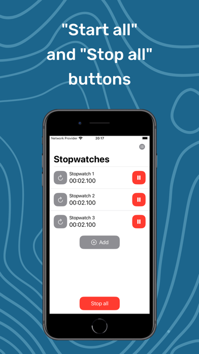 Stopwatches. Set more than one Screenshot