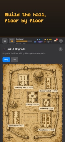 Idle Guild: Dungeon TEXT RPG Screenshot 6 of 6