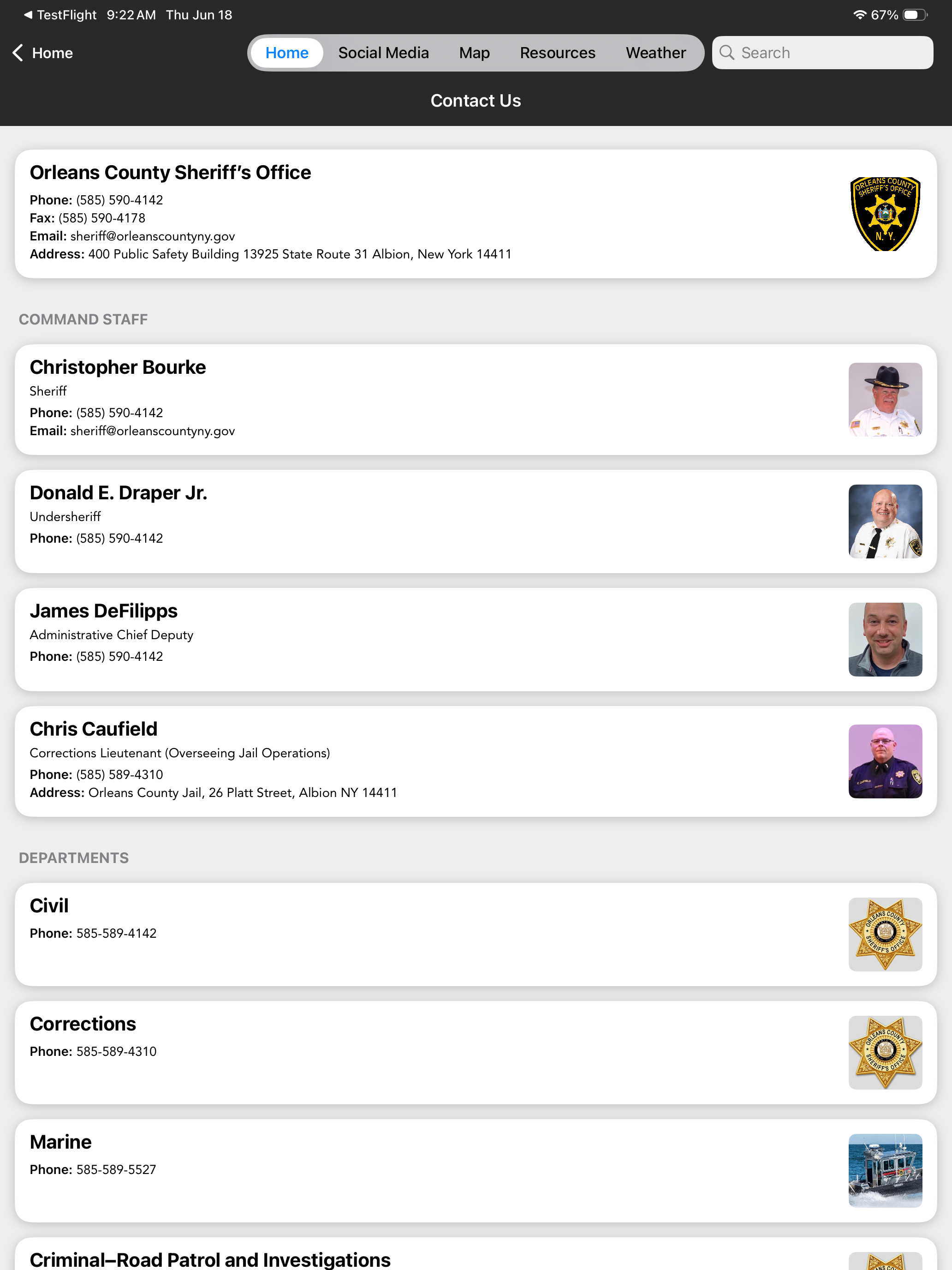 Orleans County Sheriff NY screenshot 5