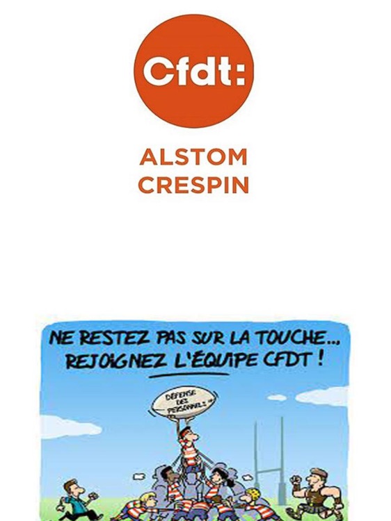 CFDT Alstom Crespin