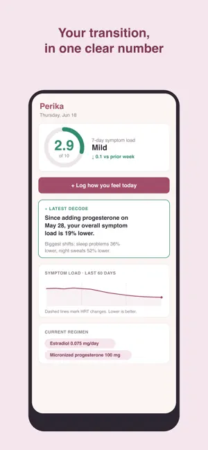 Perika: Menopause HRT Tracker screenshot 2