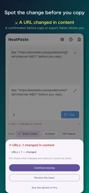 NeatPaste: Clean & Check Text screenshot 3