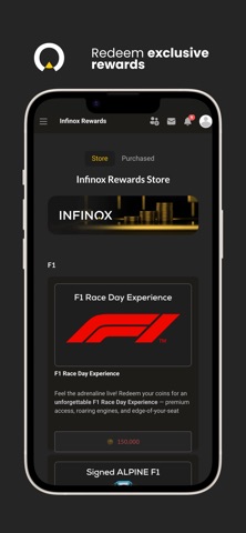 Infinox Loyalty Program screenshot