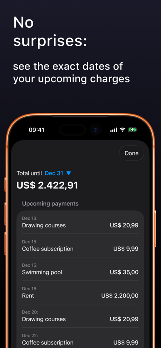 Manage subscriptions - Yarmo Screenshot 4 of 6