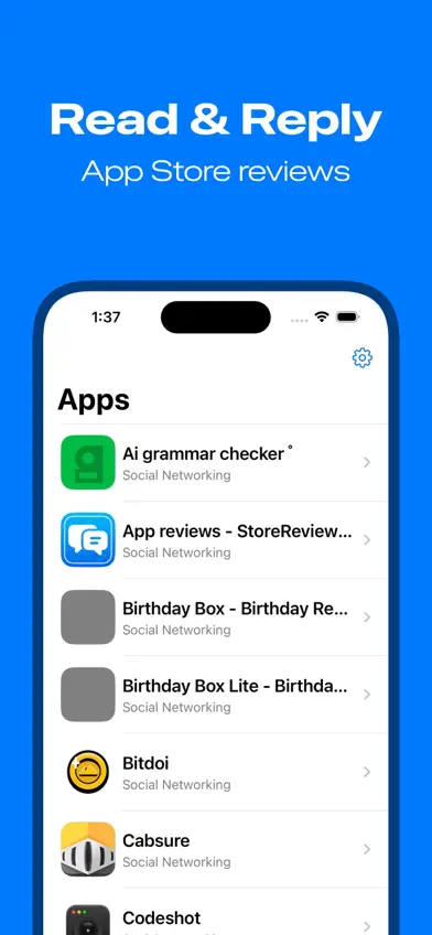 App reviews - StoreReviewKit screenshot 1