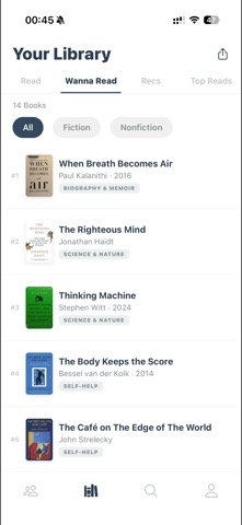 TopShelf Books screenshot