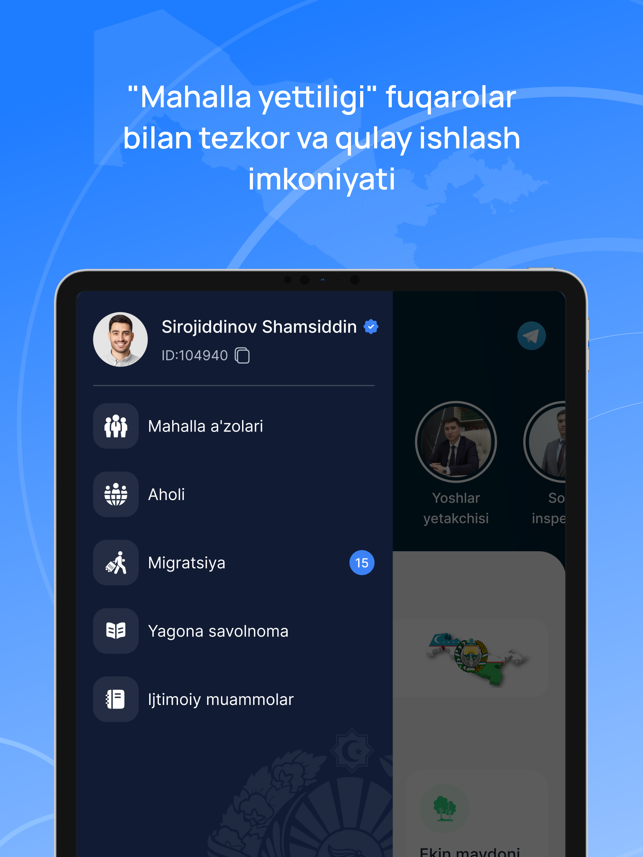 Raqamli Mahalla - Xodim screenshot 8