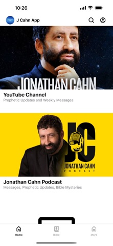 Jonathan Cahn App app screenshot