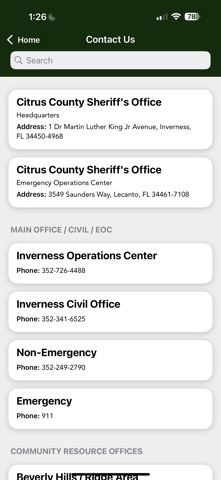 Citrus County Sheriff's Office Screenshot 2 of 3