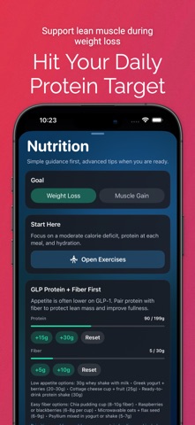 Gym Rookie: GLP-1 Strength screenshot