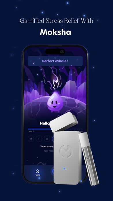 Moksha: Gamified Breathwork Screenshot