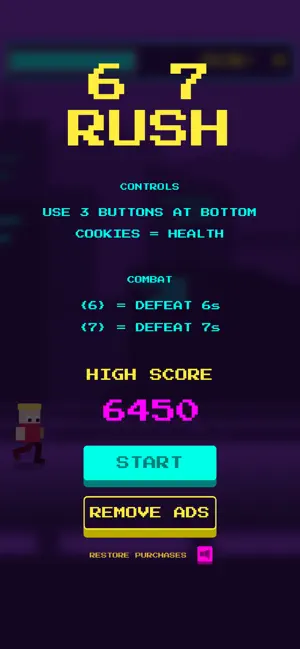 6 7 Rush screenshot 1