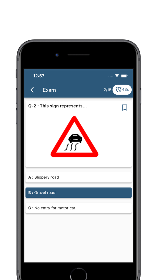 #2. RTO Driving Licence Test (iOS) By: G Sanghani
