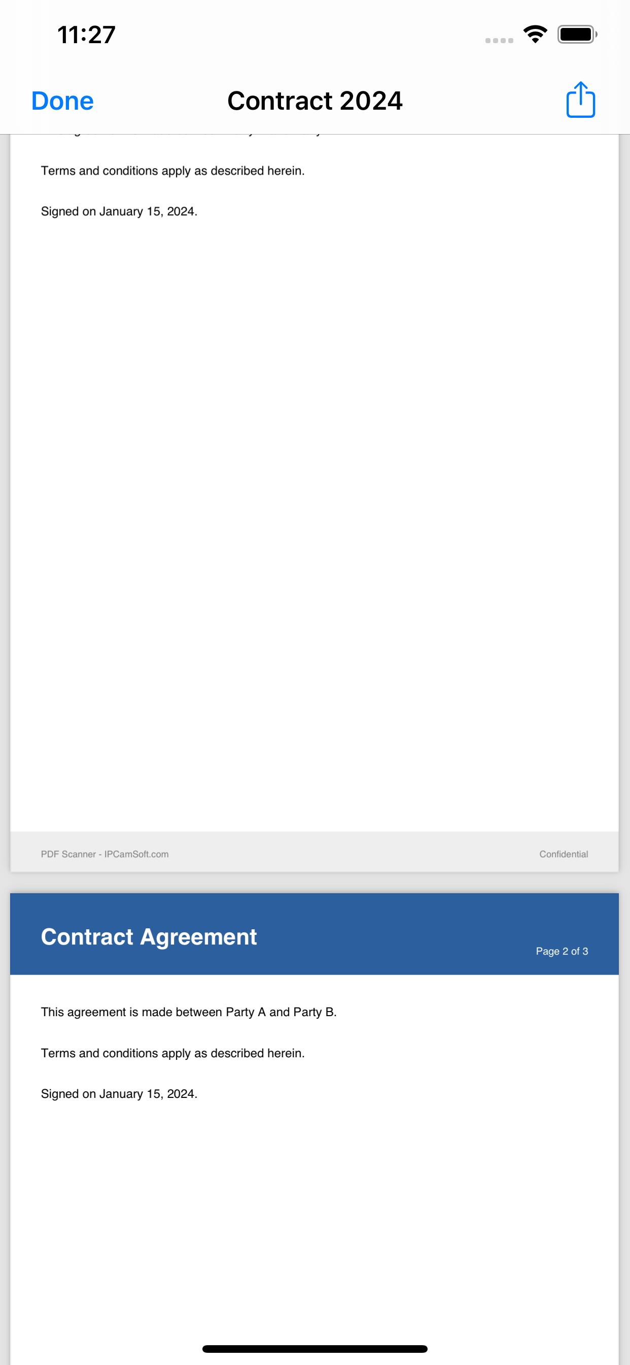 PDF Scanner Lite screenshot 3