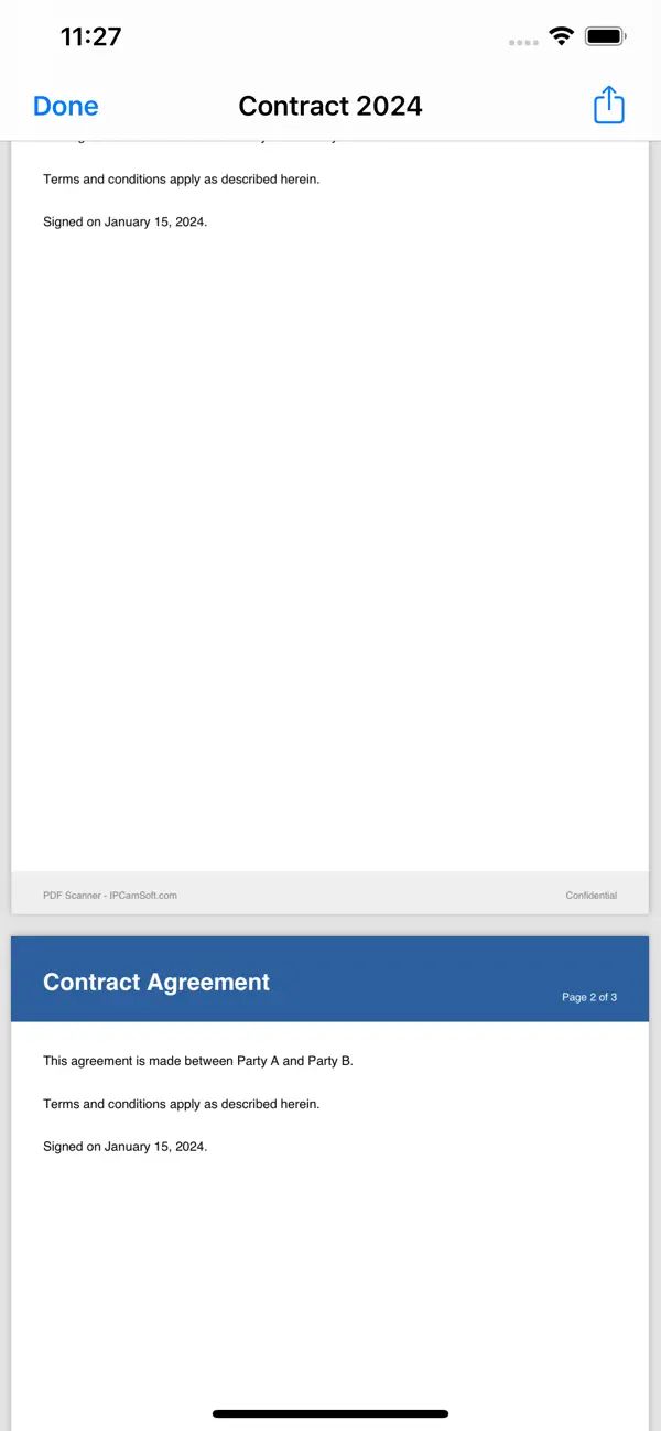 Screenshot #3 pour PDF Scanner Lite