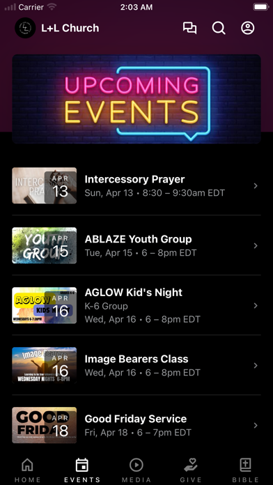 DuBois Light and Life Church Screenshot