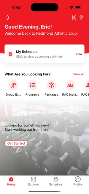 Redmond Athletic Club. screenshot 1