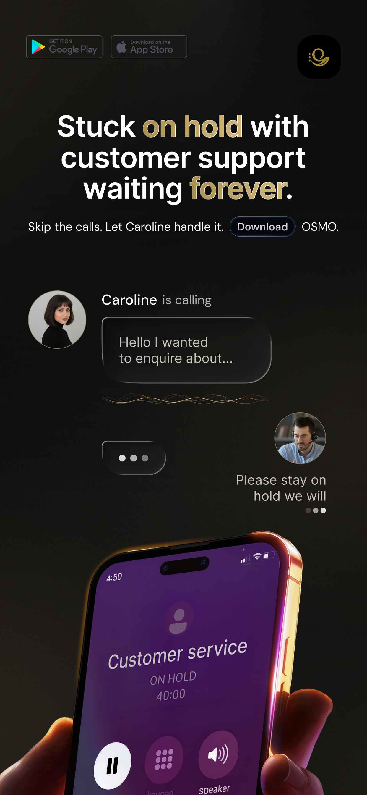 OsmO AI Phone assistant